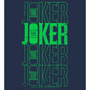 Men's Batman Joker Vintage Name Stack T-Shirt