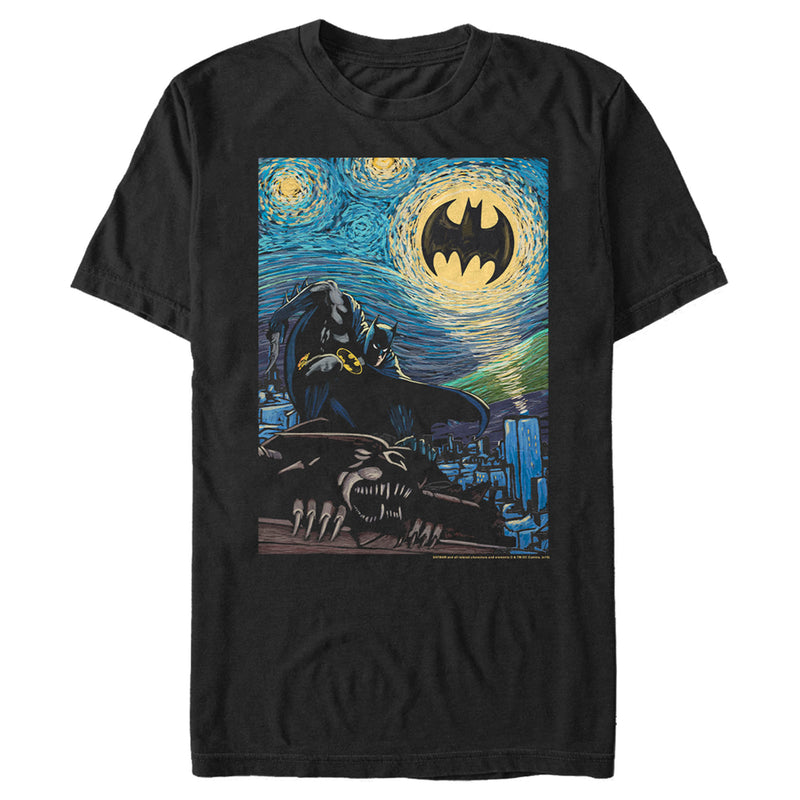 Men's Batman The Starry Night Signal T-Shirt