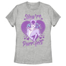 Women's Batman Valentine's Day Catwoman You're Purr-fect T-Shirt