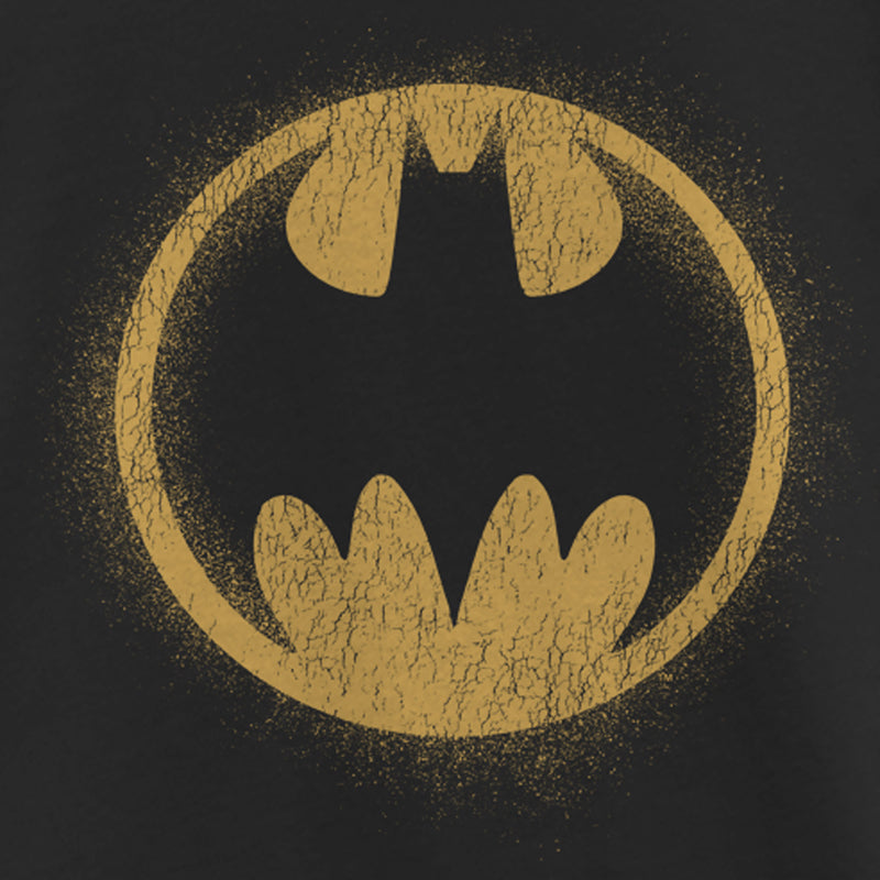 Girl's Batman Distressed Bat Signal T-Shirt