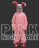 Men's A Christmas Story Ralphie Parker Pink Nightmare T-Shirt