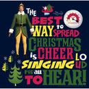 Men's Elf Christmas Cheer Loud Singing Sweatshirt