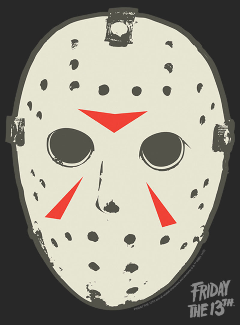 Women's Friday the 13th Jason Vorhees Hockey Mask Logo T-Shirt