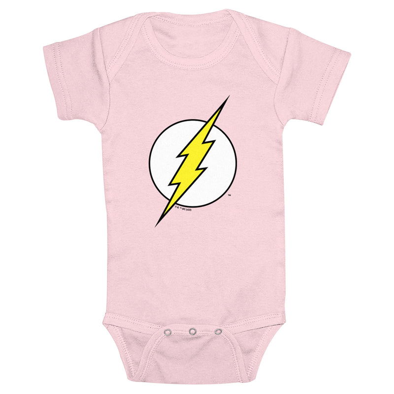 Infant's Justice League Classic Flash Logo Onesie