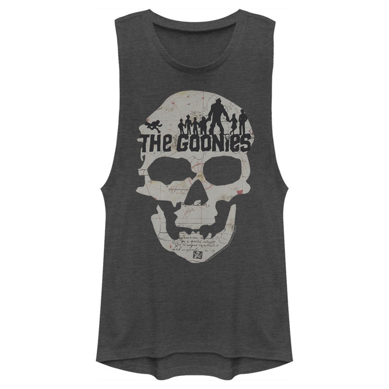 Junior's The Goonies Skull Map Logo Festival Muscle Tee