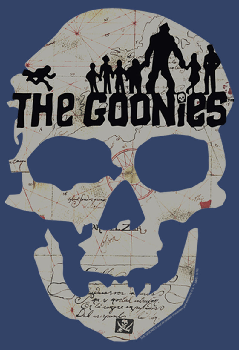 Boy's The Goonies Skull Map Logo Pull Over Hoodie