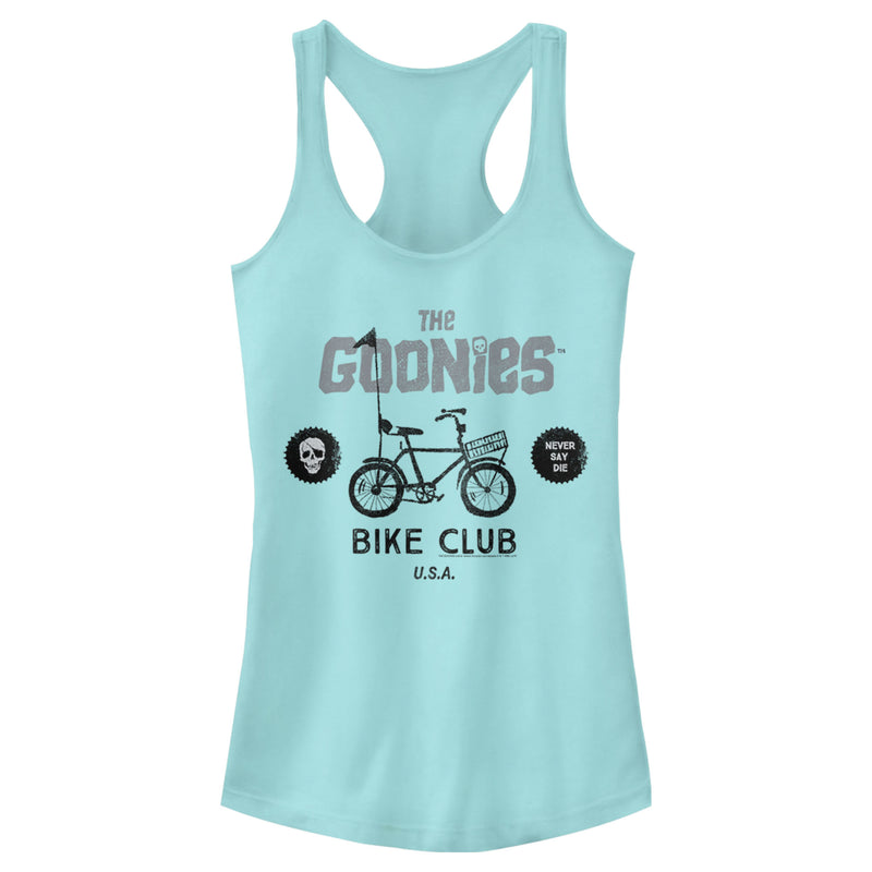 Junior's The Goonies Bike Club Logo Racerback Tank Top