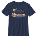 Boy's Harry Potter Hogwarts Illuminating Moon T-Shirt