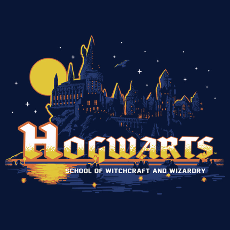 Boy's Harry Potter Hogwarts Illuminating Moon T-Shirt