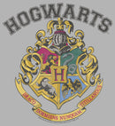 Men's Harry Potter Vintage Hogwarts Crest Pull Over Hoodie