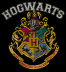Men's Harry Potter Vintage Hogwarts Crest White Sweatshirt