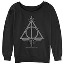 Junior's Harry Potter Deathly Hallows Symbol Sweatshirt