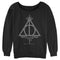 Junior's Harry Potter Deathly Hallows Symbol Sweatshirt