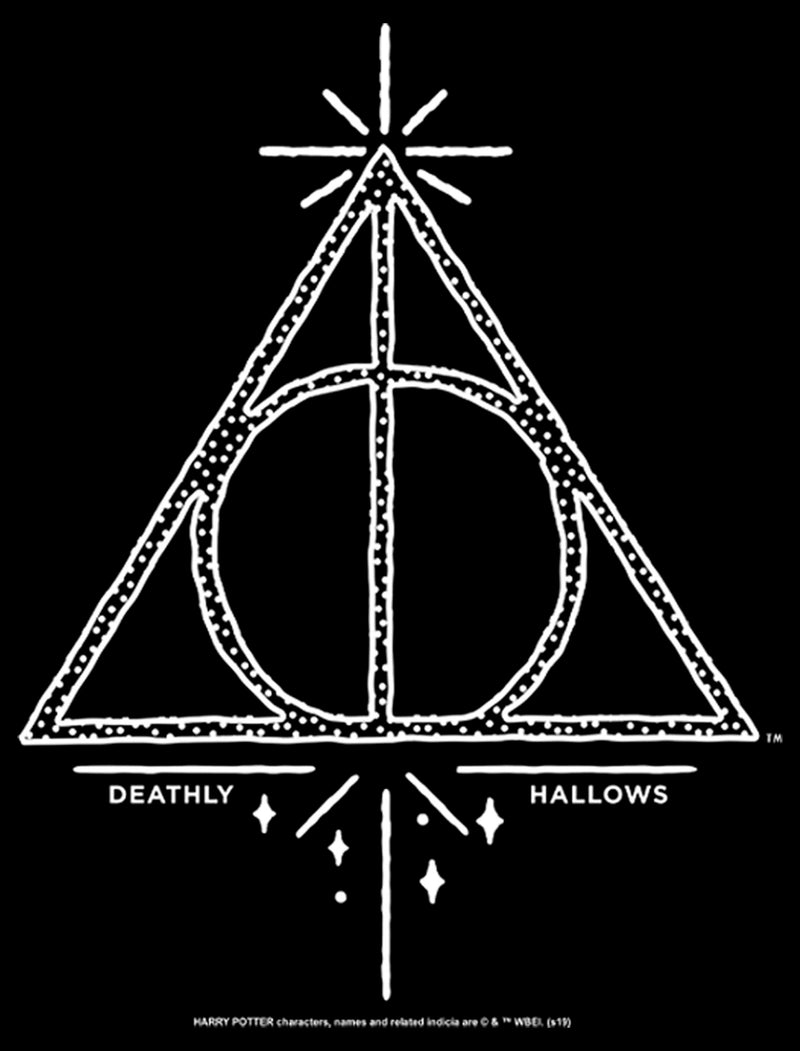 Junior's Harry Potter Deathly Hallows Symbol Sweatshirt