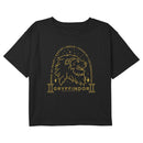Girl's Harry Potter Gryffindor Line Art Emblem T-Shirt