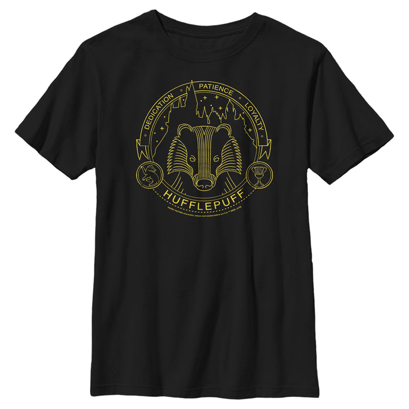 Boy's Harry Potter Hufflepuff House Emblem T-Shirt