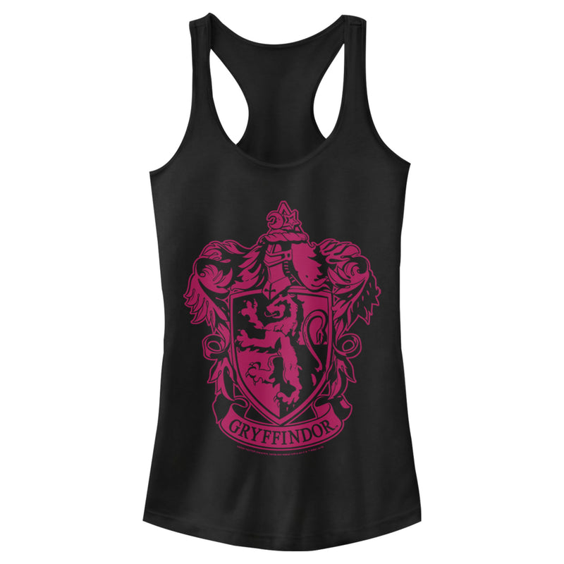 Junior's Harry Potter Gryffindor House Crest Racerback Tank Top