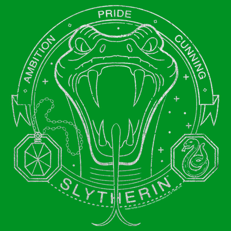 Boy's Harry Potter Slytherin Snake Logo T-Shirt