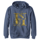 Boy's Harry Potter Hufflepuff H Logo Pull Over Hoodie