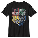 Boy's Harry Potter House Crests Shield T-Shirt