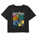Girl's Harry Potter Four Hogwarts Houses Collage T-Shirt