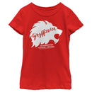 Girl's Harry Potter Gryffindor Determination Courage Bravery T-Shirt