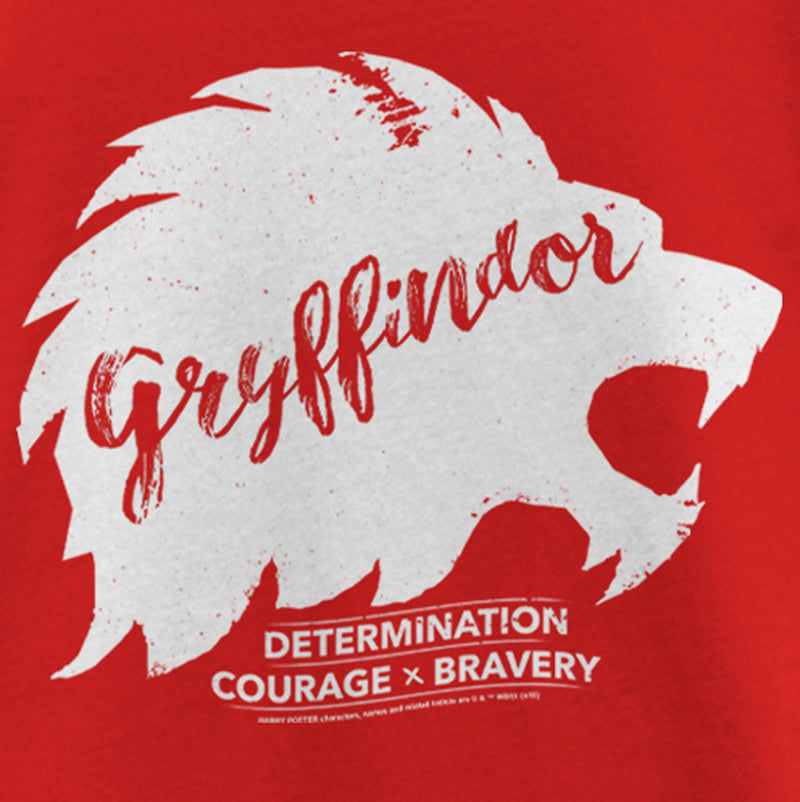 Girl's Harry Potter Gryffindor Determination Courage Bravery T-Shirt