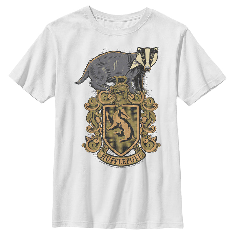 Boy's Harry Potter Hufflepuff Crest T-Shirt