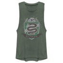 Junior's Harry Potter Slytherin House Shield Festival Muscle Tee
