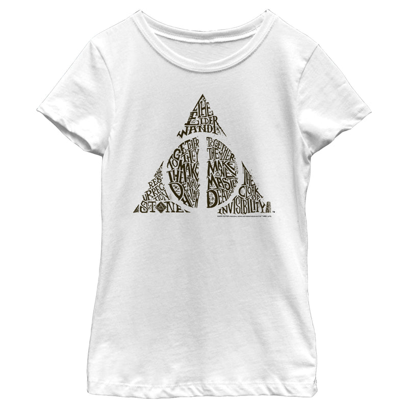 Girl's Harry Potter Deathly Hallows Secrets T-Shirt