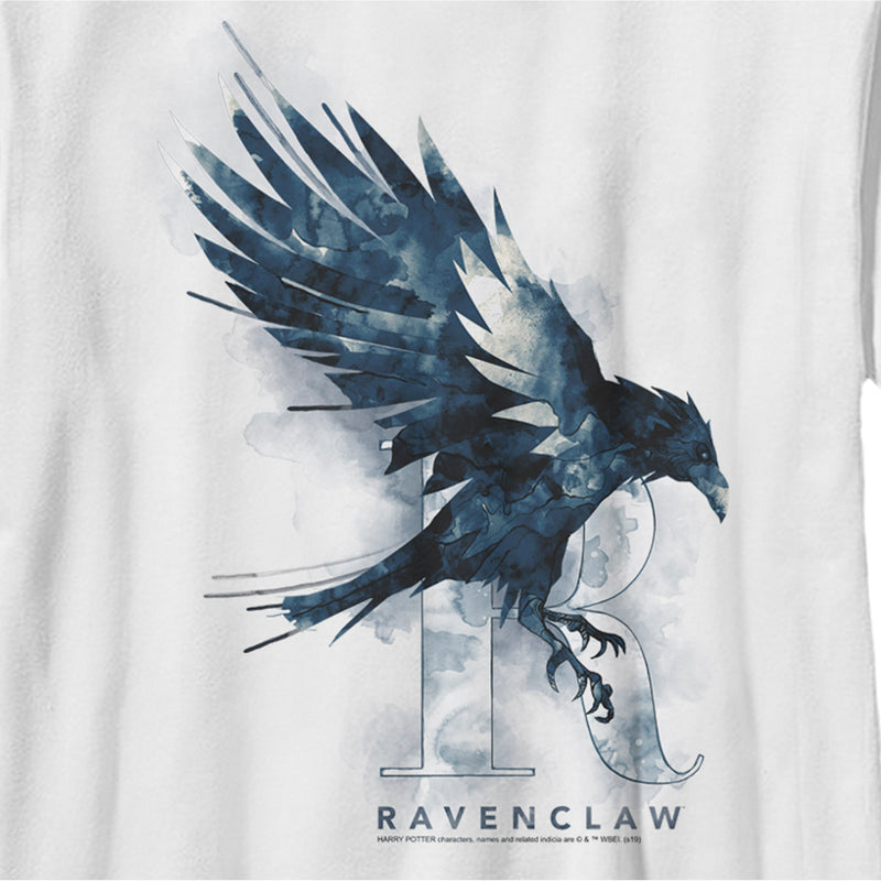 Boy's Harry Potter Ravenclaw Bird Watercolor T-Shirt