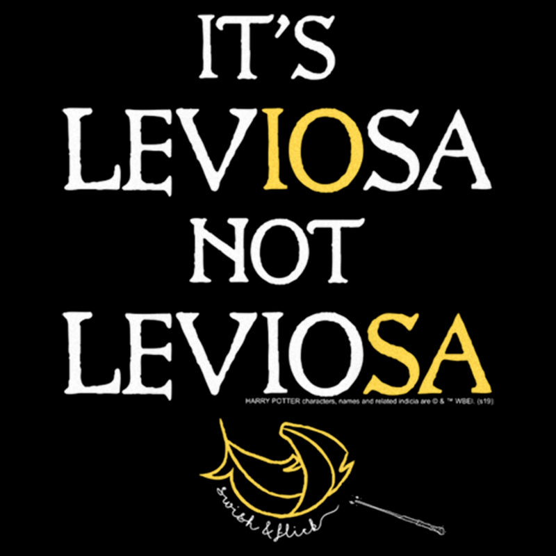 Girl's Harry Potter Leviosa Not Leviosa Quote T-Shirt