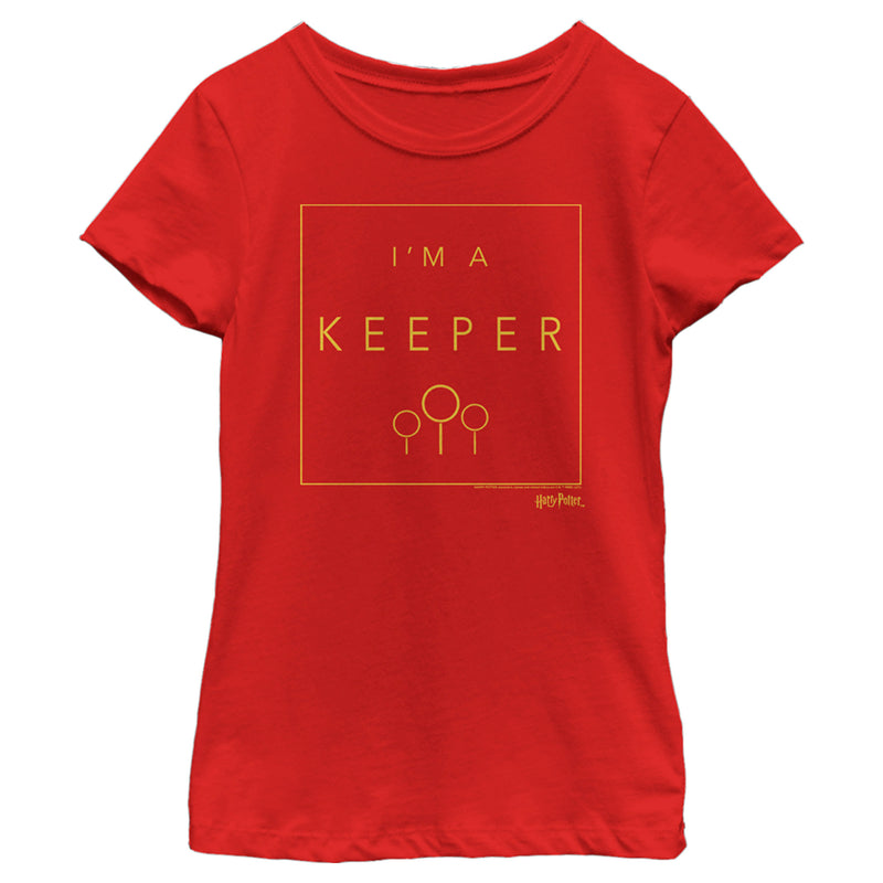 Girl's Harry Potter I’m a Keeper T-Shirt