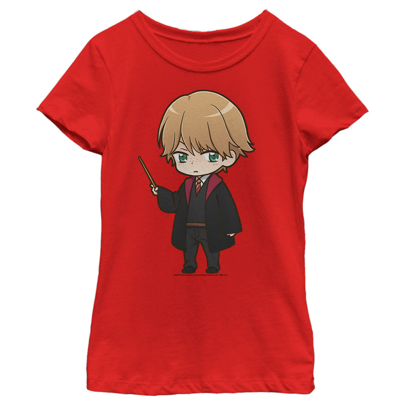 Girl's Harry Potter Anime Cartoon Ron T-Shirt