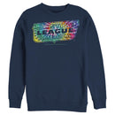 Men's Justice League Tie Dye Squad Sweatshirt