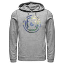 Men's Green Lantern Starry Night Lantern Logo Pull Over Hoodie