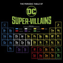 Men's Justice League Periodic Table of Super-Villains Pull Over Hoodie