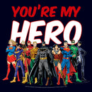 Men's Justice League You’re My Hero Squad T-Shirt