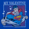 Men's Superman My Valentine Distressed T-Shirt