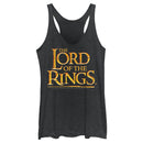 Women's The Lord of the Rings Fellowship of the Ring Movie Logo Racerback Tank Top