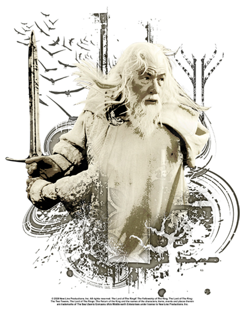 Junior's The Lord of the Rings Fellowship of the Ring Gandalf Ready for Battle T-Shirt