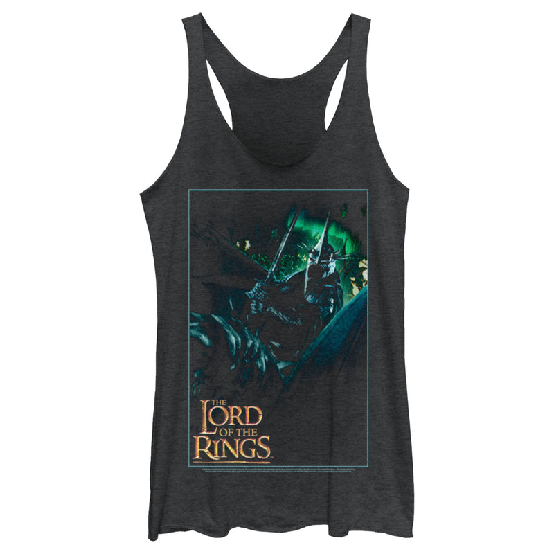 Women's The Lord of the Rings Fellowship of the Ring Witch-King of Angmar Movie Poster Racerback Tank Top