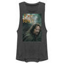 Junior's The Lord of the Rings Fellowship of the Ring Aragorn Movie Poster Festival Muscle Tee