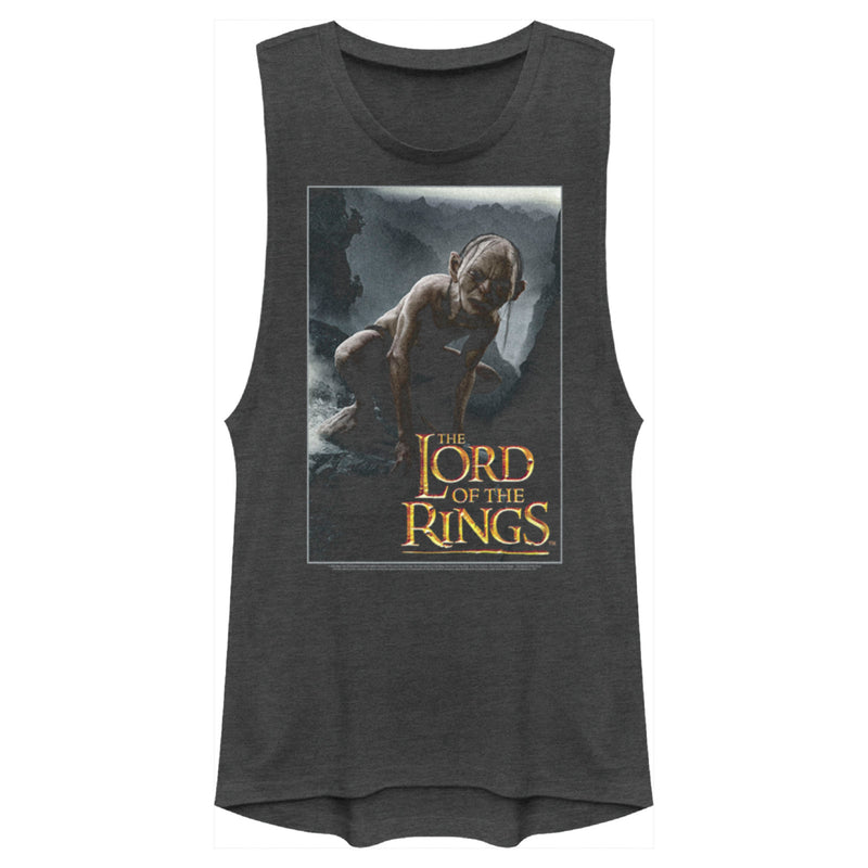 Junior's The Lord of the Rings Fellowship of the Ring Gollum Movie Poster Festival Muscle Tee