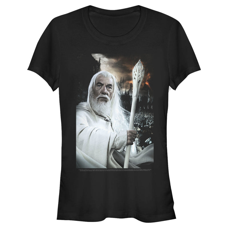 Junior's The Lord of the Rings Fellowship of the Ring Gandalf Portrait T-Shirt