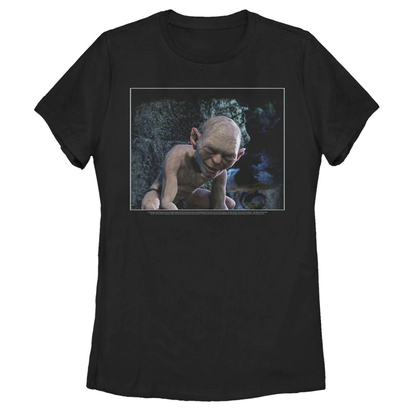 Women's The Lord of the Rings Fellowship of the Ring Smiling Gollum T-Shirt