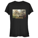 Junior's The Lord of the Rings Fellowship of the Ring Trilogy Movie Poster T-Shirt