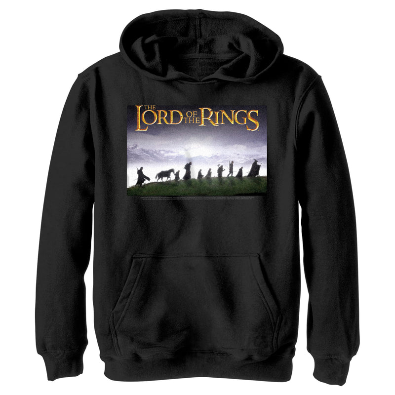 Boy's The Lord of the Rings Fellowship of the Ring Movie Poster Pull Over Hoodie