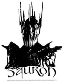 Junior's The Lord of the Rings Fellowship of the Ring Sauron Black and White T-Shirt