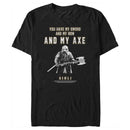 Men's The Lord of the Rings Fellowship of the Ring Gimli You Have My Sword and My Bow and My Axe T-Shirt